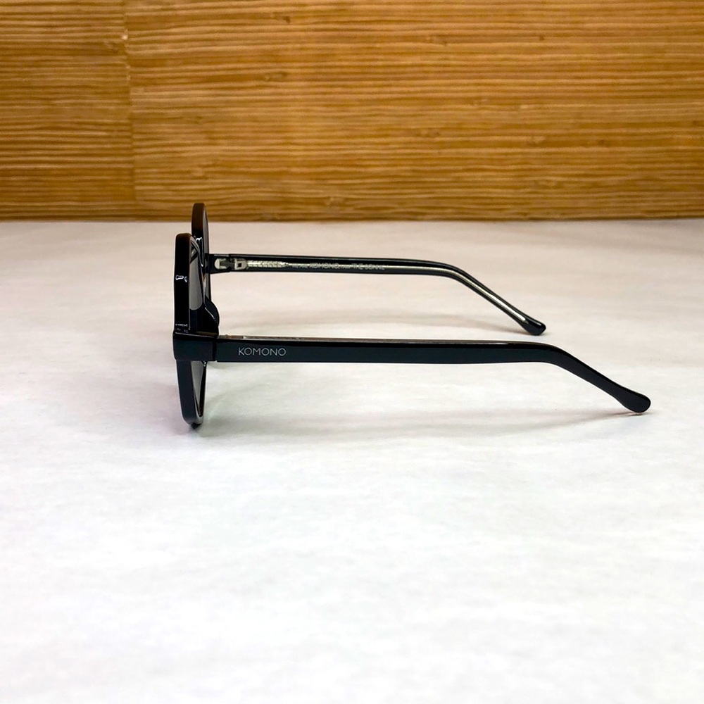 KOMONO Bonnie Black Transparent Sunglasses (NEW) - Picture 8 of 12